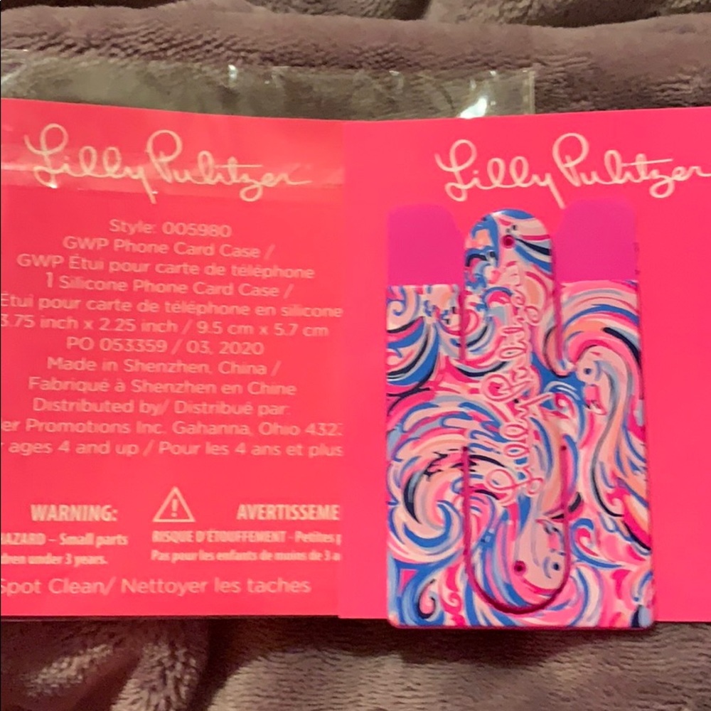 Lilly Pulitzer phone card case BNIP